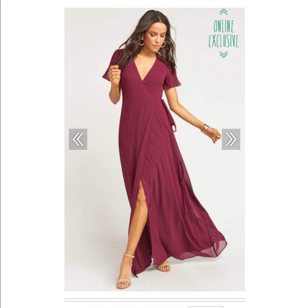 Show me your mumu NOELLE DRESS MERLOT